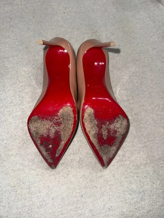 Christian Louboutin Hot Chick 100mm Pumps in Blush, Size 39/US 9 - Picture 9 of 11